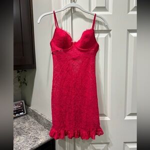 Victoria's Secret Scarlet Lace Slip